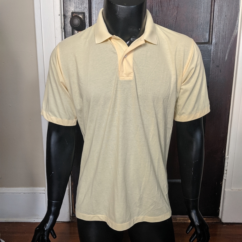 Kent & Curwen yellow vintage polo shirt